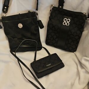 Elegant Black Women's Bag Set